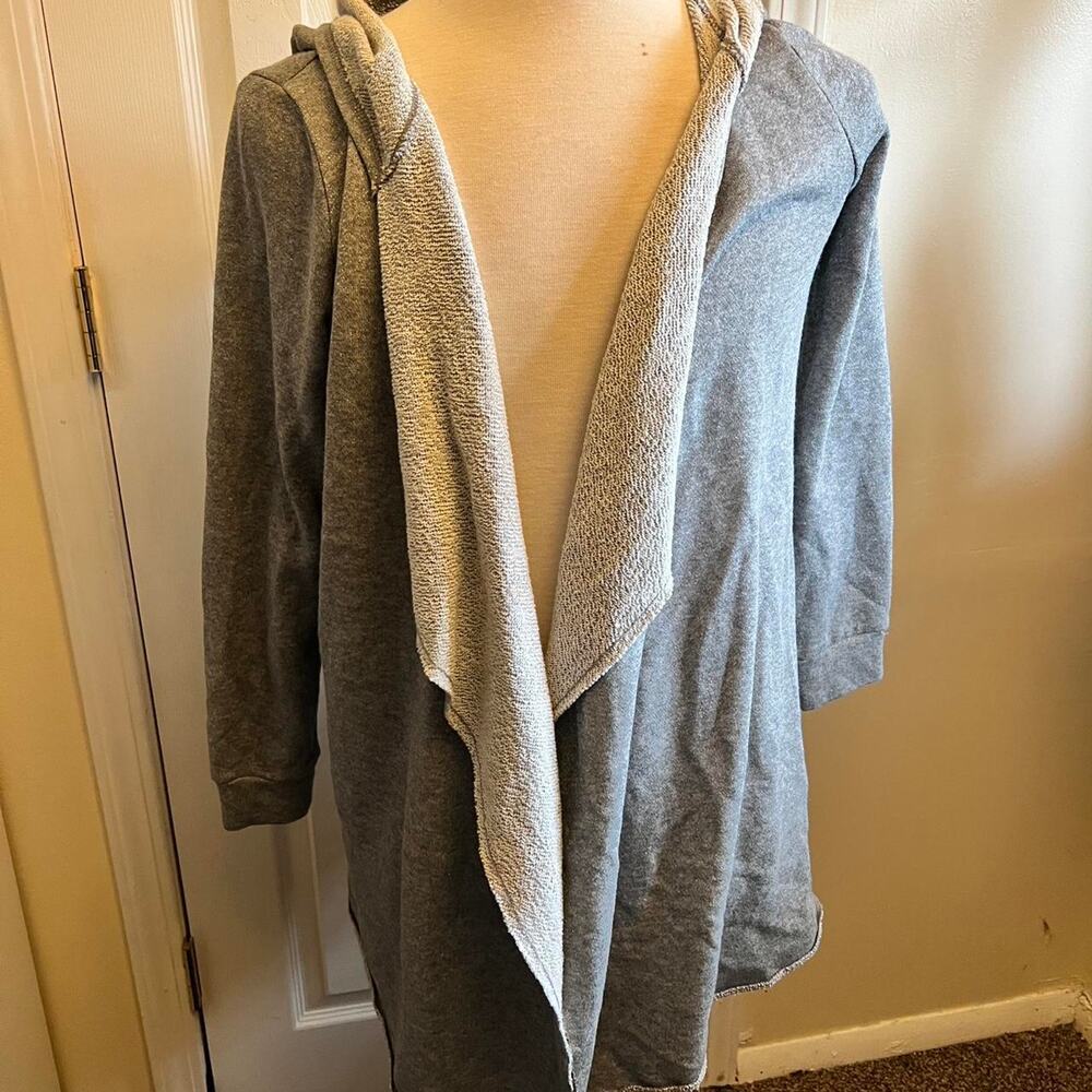 Juicy couture grey hooded open